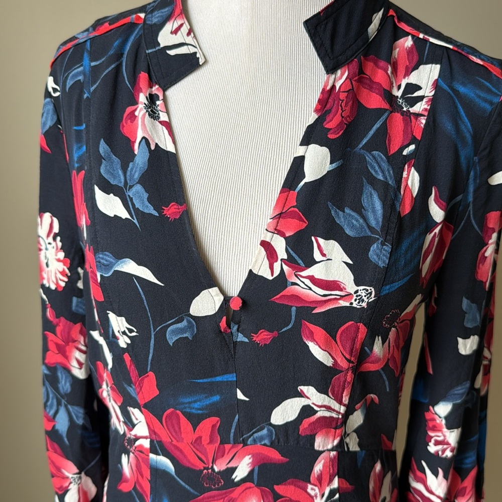 Tanya Taylor Tulip Poppy Floral Silk Dress - Picture 4 of 10